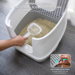 Cat Sandbox Litter Box Fully Enclosed