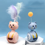 Cat Toy Interactive Tumbler Feather
