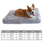 Long Plush Dog Bed Blanket