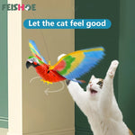 Simulation Bird Interactive Cat Toy Electric Hanging