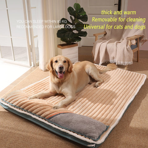 ZK20 Winter Padded Cushion Dogs Sleeping Beds