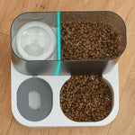 Large Capacity Cat Food Double Bowl