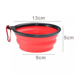350Ml Folding Silicone Dog Bowl Portable