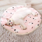 Round Pet Sleeping Mat Warm Dog Bed