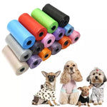 15pcs Dog Poop Degradation Disposable Garbage Bag