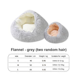 Super Soft Dog Bed Round Plush Mat