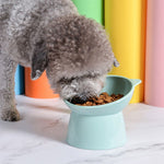 Cat Bowl High Foot Dog Bowl 45 Neck Protector