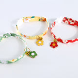 Flower Pendant Print Pet Collar