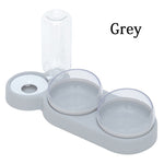 NEW Pet  Double Bowls Food Water Feeder Container