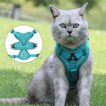 Cat Harness Vest Adjustable Reflective Collars