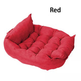 Foldable Super Soft Pet Bed With Pillow Kennel