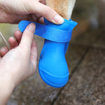 4Pcs Pet WaterProof Rainshoe Anti-slip Rubber Boot For Small Medium Large Dogs Cats Outdoor Shoe Dog Ankle Boots Pet