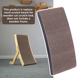 Cat Scratcher Replaceable Scratching Board Without Wood Frame