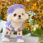 Flower Knitted Sweater for Pets