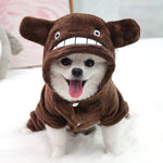 Pet Clothes Warm Costumes Totoro Soft Fleece