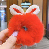 Sweet Imitation Rabbit Fur Rabbit Ears Elastic