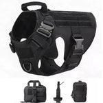 Tactical Dog Harness Leash Metal Buckle