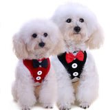 Elegant Bow Dog Collars Necktie Traction