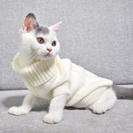 Winter Warm Cotton Cat Clothes Sweater  Vest