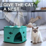 Felt Cat House Foldable and Detachable