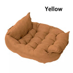 Foldable Super Soft Pet Bed With Pillow Kennel