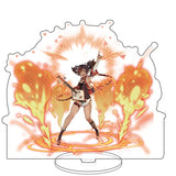 Anime Figure Genshin Impact Zhongli Ayato Venti Xiao Yae Miko Yelan Acrylic Stand Model Plate Desk Decor Standing Sign Fans Gift