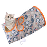 Pet Tunnel Toys Three Layers Ring Paper Drill