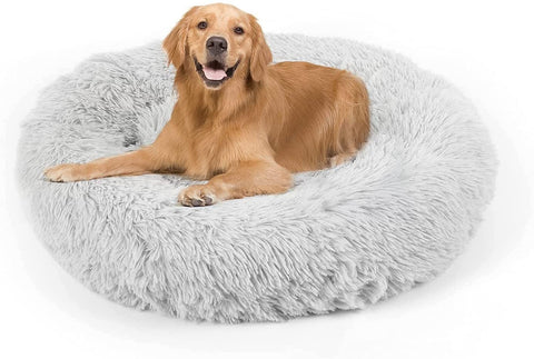 Plush Calming Dog Bed Donut Cat Beds