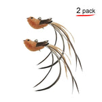 Funny Simulation Bird Interactive Cat Feather
