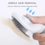 Brush Comb Self Cleaning Pet Hair Remover