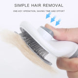 Brush Comb Self Cleaning Pet Hair Remover