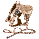 Military Big Dog Harness Pet German Shepherd