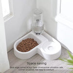 Corner Dog Bowl Pet Automatic Feeder