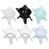 Black Non-Slip Double Food Bowl Pet Feeder