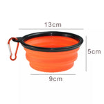 350Ml Folding Silicone Dog Bowl Portable
