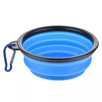 Dog Travel Silicone Bowl Portable Foldable