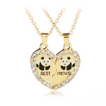 2 PCS/Set Animal Best Friends two Parts Pendant