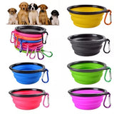 Dog Travel Silicone Bowl Portable Foldable