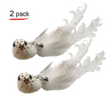 Funny Simulation Bird Interactive Cat Feather