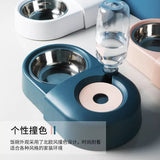 Pet  Bowl Fountain Automatic Food Water Feeder