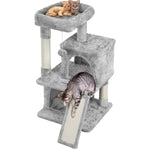 Cat Tree with Condo and Scratching Post Tower