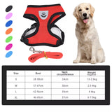 Cat Dog Adjustable Harness Soft Breathable