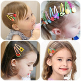 10/15 Pcs/Set Girls Cute Cartoon Animals Fruit Hairpins