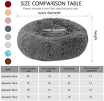 Colorful Round Sleeping Pet Washable Sofa Bed