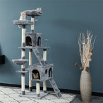 Cats Climbing Trestle Pet Scratcher Tree