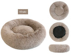 Donut Round Dog Kennel Fluffy Cushion Mat