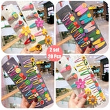 10/15 Pcs/Set Girls Cute Cartoon Animals Fruit Hairpins