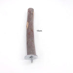 Natural Wood Pet Parrot Raw Wood Fork