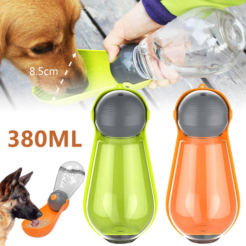 380ml Portable Pet Water Bottle Outdoor