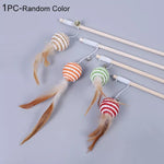 40cm Wood Pet Toys Teaser